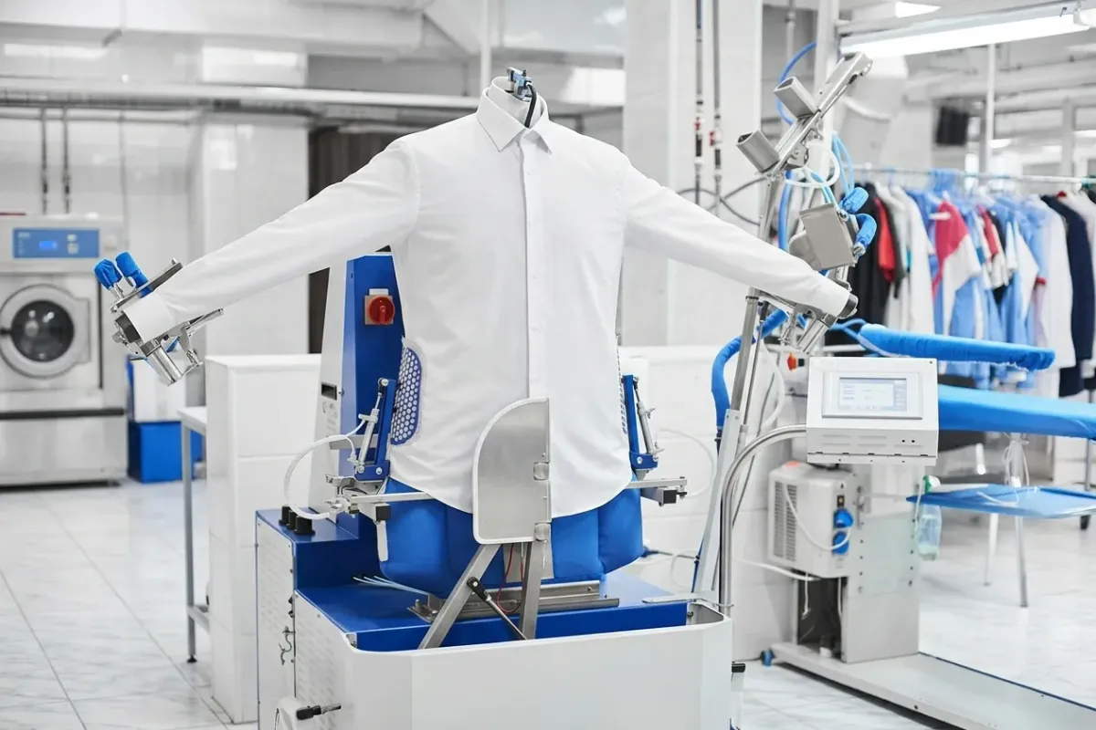 Laundrykhalas professional garment cleaning and inspection process