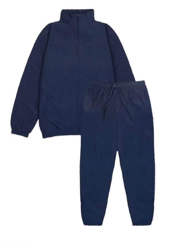 Clean, folded performance activewear and athletic gym clothes